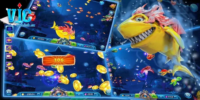 Mỗi game bắn cá sẽ có nhóm vũ khí chung và vũ khí đặc biệt riêng 